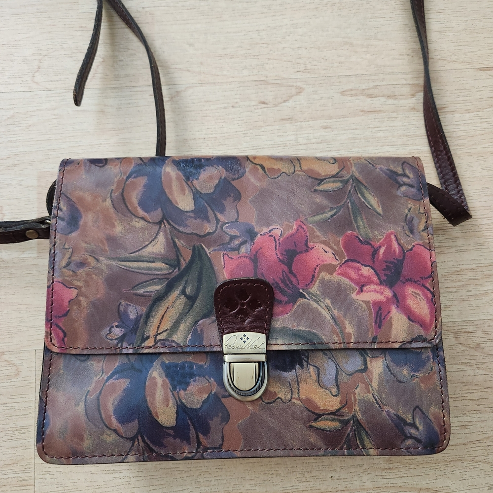 Patricia Nash Floral Printed Crossbody Bag in Multi-Color - Picture 2 of 7